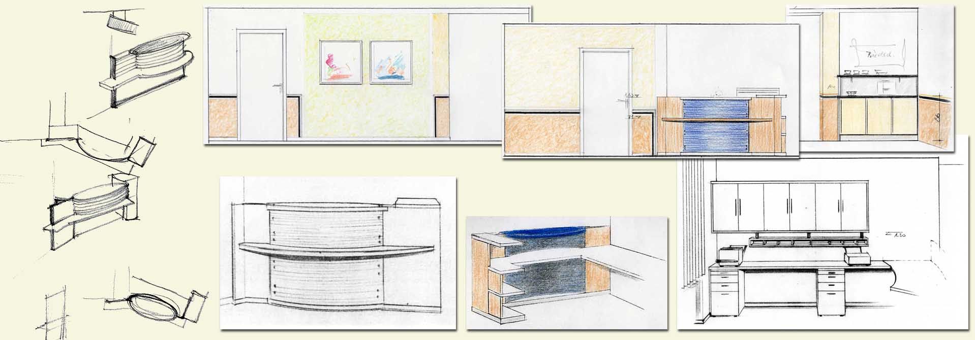 Arztpraxis 1 Zeichnungen Heinz Hohnstädt