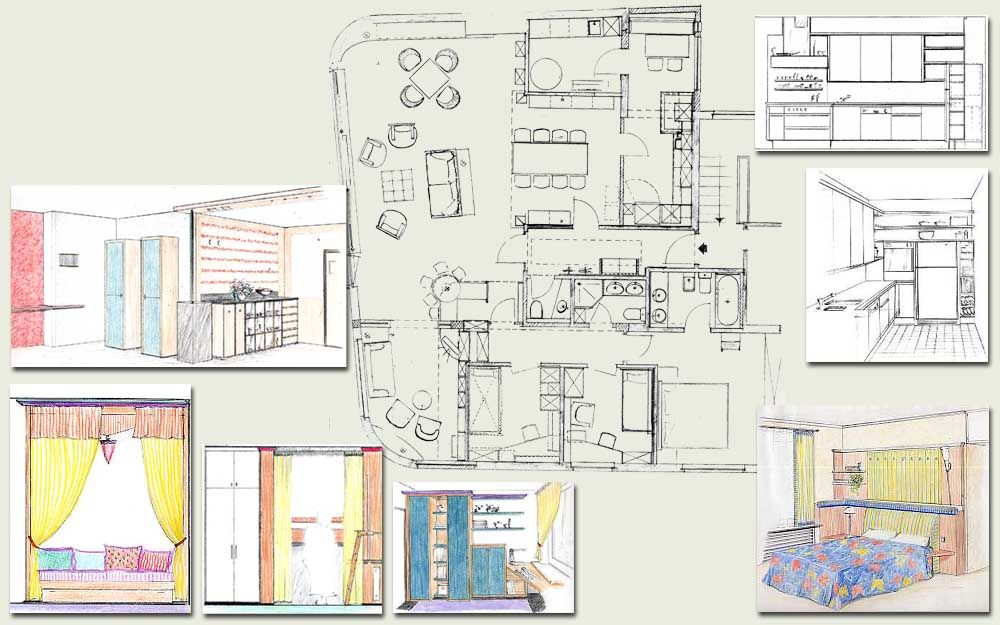 Penthouse Zeichnung Heinz Hohnstädt