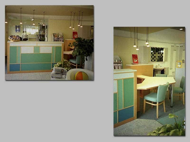 Besprechungsplatz und Tresen für einen Sanitärhandel 1 - Design Heinz Hohnstädt